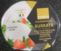 Mängden socker i Burrata
