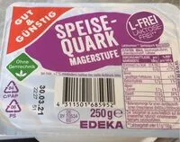 Mängden socker i Speisequark