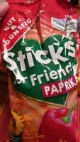 Mängden socker i Sticks for Friends Paprika