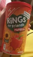 Mängden socker i Rings for Friends