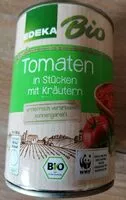 Mängden socker i Tomaten in Stücken mit Kräutern