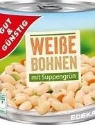 Mängden socker i Weiße Bohnen mit Suppengrün