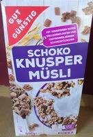 Mängden socker i Schoko knusper müsli