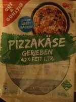 Mängden socker i Pizzakäse gerieben
