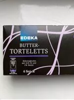 Mängden socker i Butter Torteletts Rührteigboden mit 34% Ei und 5% Butter 150g