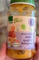 Mängden socker i Dinkel Spaghetti Bolognese