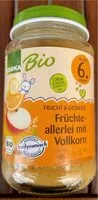 Mängden socker i Früchteallerlei mit Vollkorn