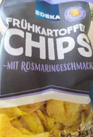 Mängden socker i Kartoffelchips mit Rosmaringescmack