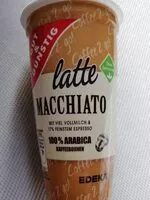 Mängden socker i latte Macchiato