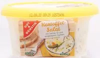 Mängden socker i Kartoffelsalat mit Sahne, Ei und eingelegten Gurken