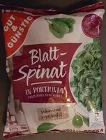 Mängden socker i Blatt-Spinat