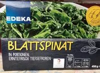 Mängden socker i Blattspinat - Erntefrisch Tiefgefroren