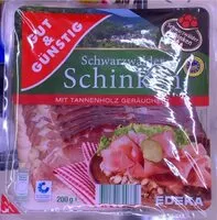 Mängden socker i Schwarzwälder Schinken