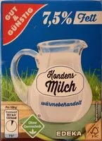 Mängden socker i Kondensmilch