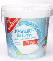 Mängden socker i Joghurt-Erzeugnis nach griechischer Art 2% Fett