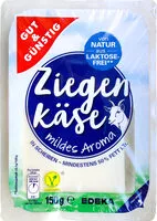 Mängden socker i Ziegenkäse in Scheiben