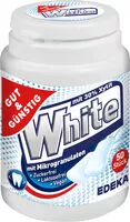 Mängden socker i White mit Mikrogranulaten Kaugummi