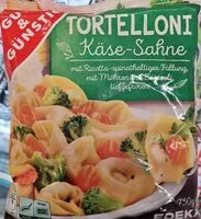 Mängden socker i Tortelloni Käse-Sahne