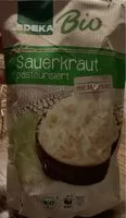 Mängden socker i Sauerkraut, pasteurisiert