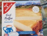 Mängden socker i Land Kaffee Käsekuchen