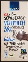 Mängden socker i Bio Schweizer Vollmilch Schokolade
