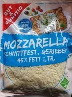 Mängden socker i Mozzarella