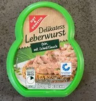 Mängden socker i Delikatess Leberwurst