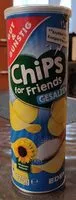 Mängden socker i Chips for friends, gesalzen