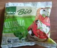 Mängden socker i Edeka Bio Mozzarella