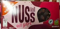 Mängden socker i Vollnuss zart
