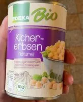 Mängden socker i Kichererbsen naturell