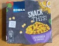 Mängden socker i Snack This! Kichererbsen in Currysauce