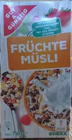 Mängden socker i Cereal Time Out Früchte Müsli