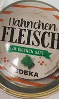 Mängden socker i Hähnchenfleisch im eigenen Saft