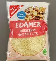 Mängden socker i Edamer Gerieben 40% Fett i.Tr.