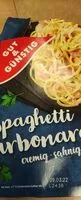 Mängden socker i Spaghetti Carbonara