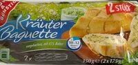 Mängden socker i Kräuterbaguette 2 Stück