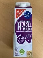 Mängden socker i LAKTOSEFREIE VOLL MILCH ULTRAHOCHERHITZT, HOMOGENISIERT