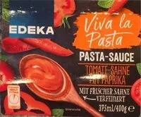Mängden socker i Pasta-Sauce Tomate-Sahne mit Paprika