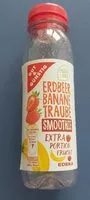 Mängden socker i Erdbeer-Banane-Traube Smoothie