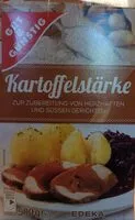 Mängden socker i Kartoffelstärke