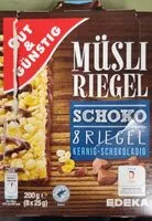 Mängden socker i Müsliriegel Schoko