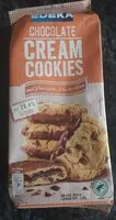 Mängden socker i Chocolate cream cookies