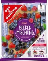 Mängden socker i Beerenmischung