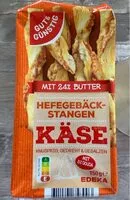 Mängden socker i Hefegebäckstangen Käse