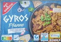 Mängden socker i Gyros-Pfanne