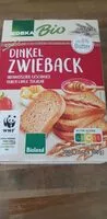 Mängden socker i Dinkelzwieback
