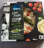 Mängden socker i Una Festa Steinofenpizza Mozzarella e Pomodorini