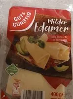 Mängden socker i Milder edamer