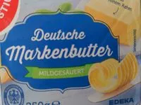 Mängden socker i Deutsche Markenbutter (mildgesäuert)
